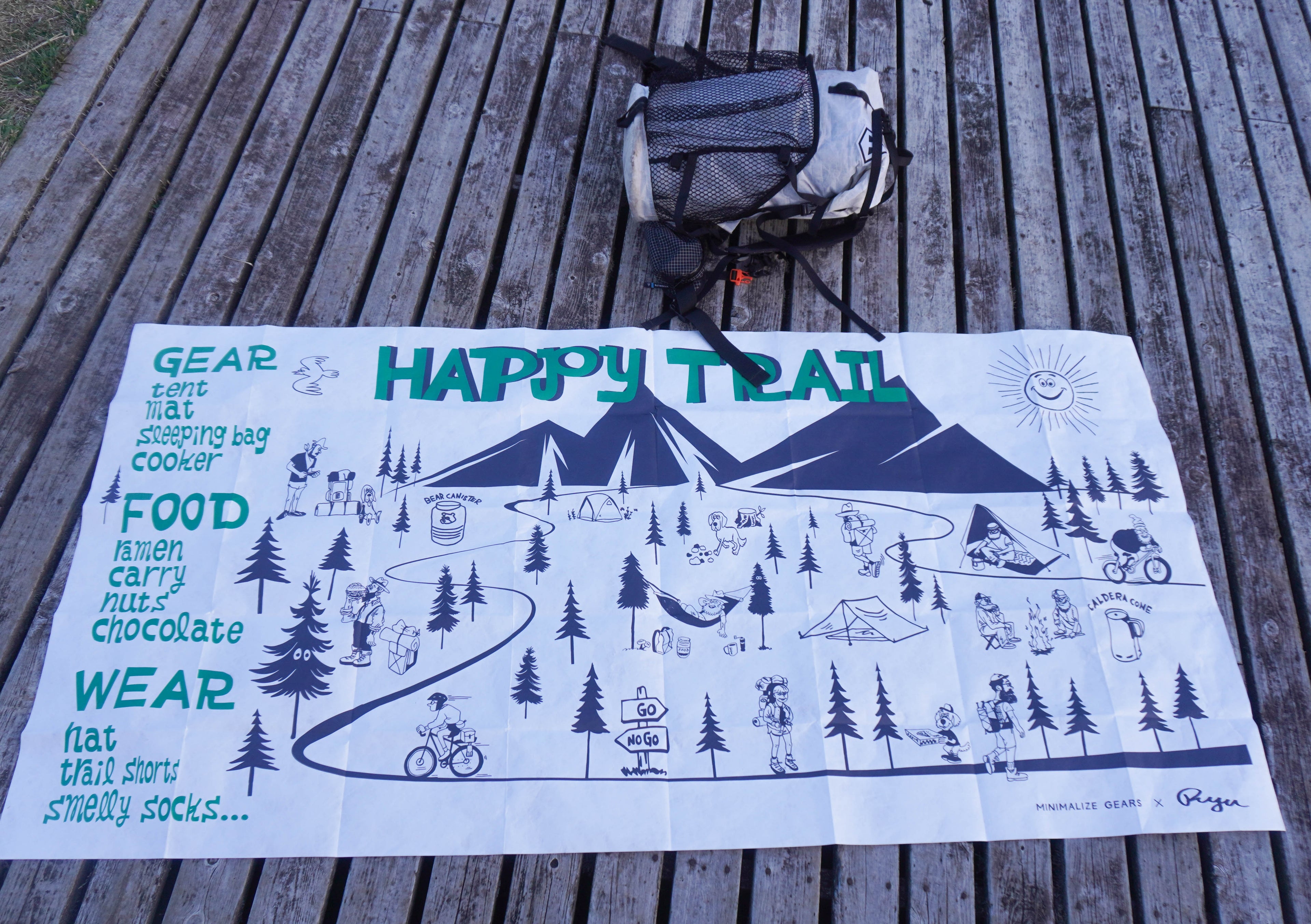 "HAPPY TRAIL" BIGタイベック