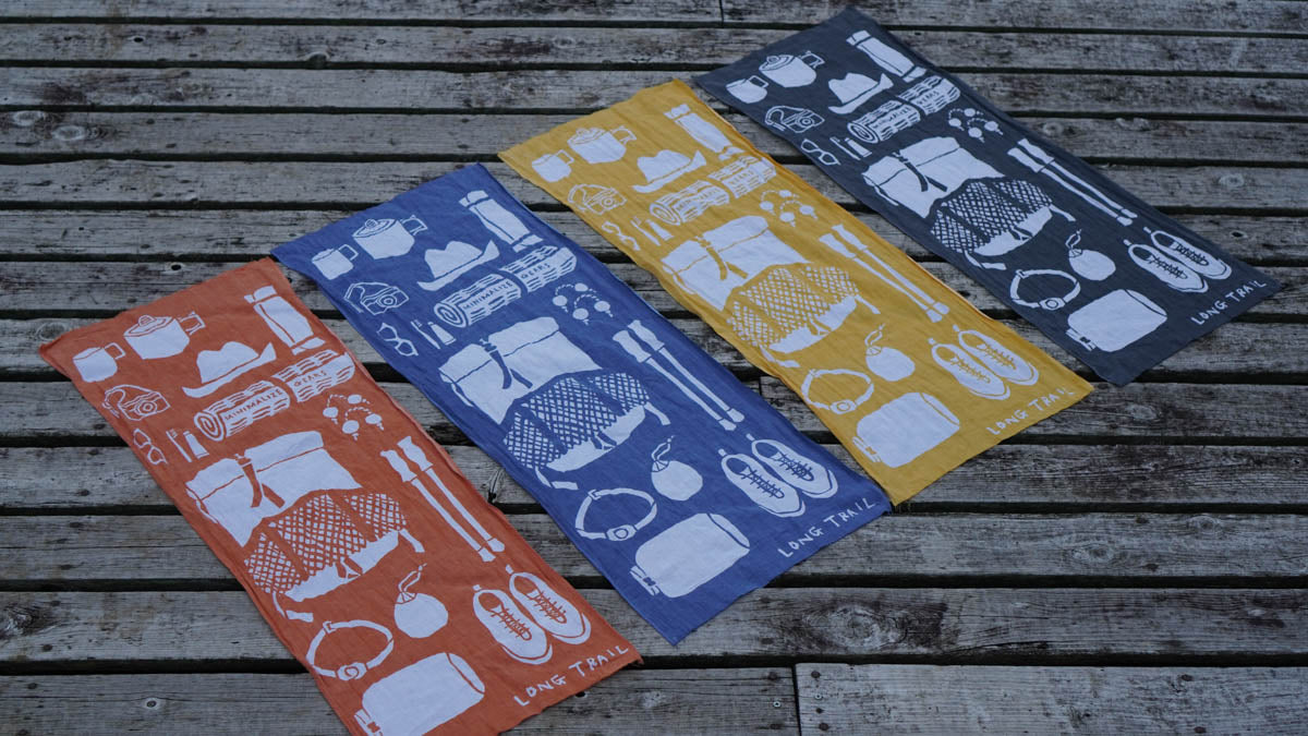 手ぬぐい"LONG TRAIL"