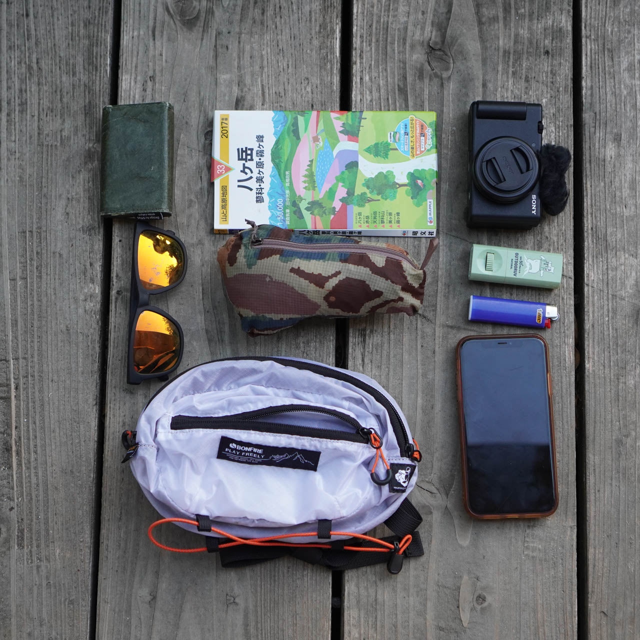 UL FANNY BAG BONFIRE×minimalize gears