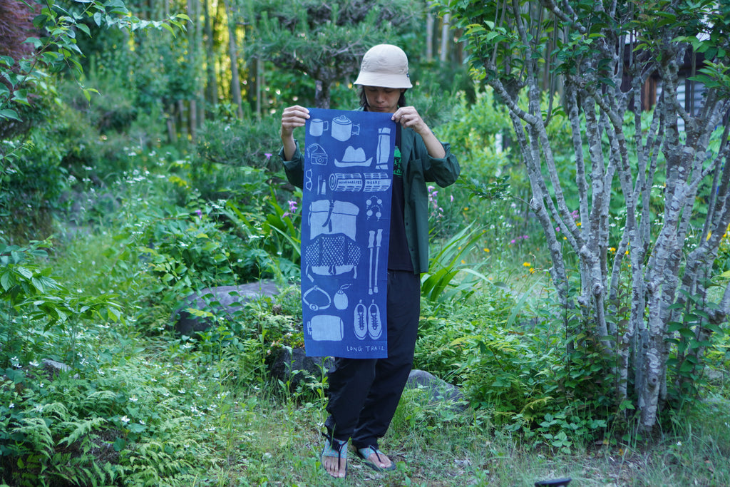 手ぬぐい”LONG TRAIL”
