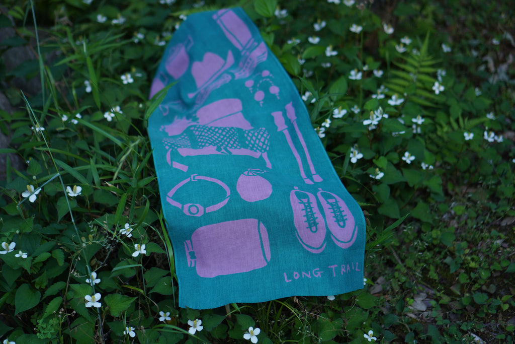 手ぬぐい”LONG TRAIL”
