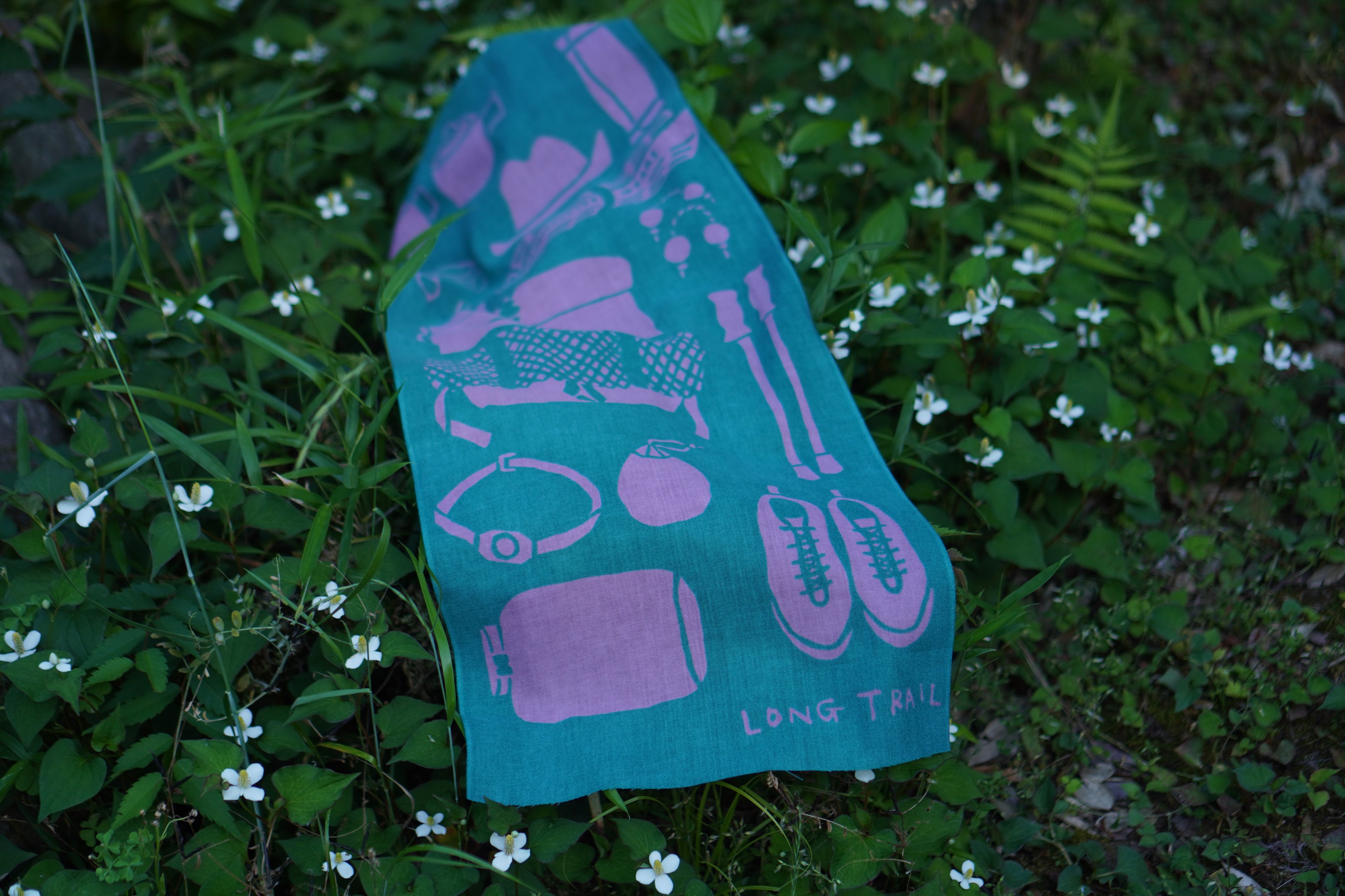 手ぬぐい”LONG TRAIL”