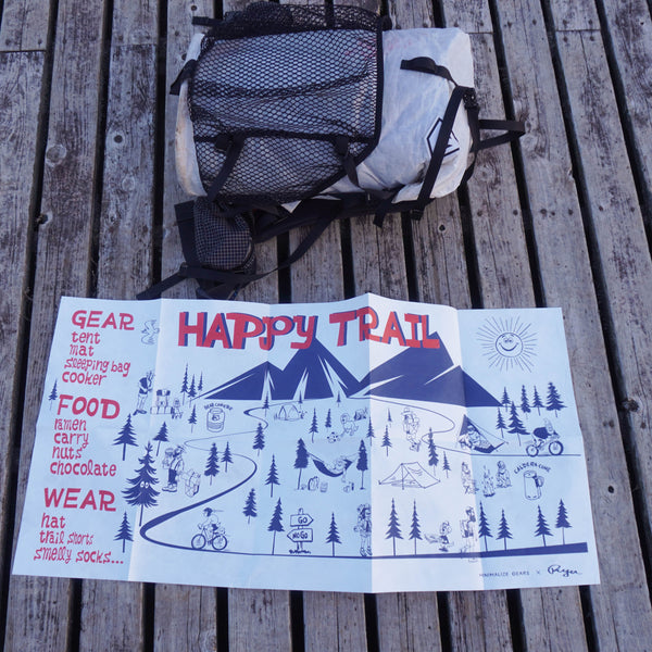 "HAPPY TRAIL" MINI TYVEK