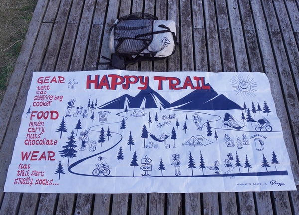 "HAPPY TRAIL" BIG Tyvek